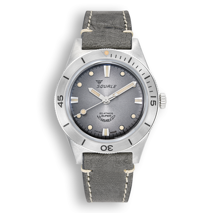Super-Squale Sunray Grey Leather, Squale