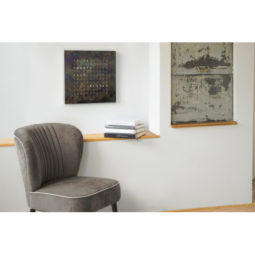 QLOCKTWO CLASSIC Raw Iron