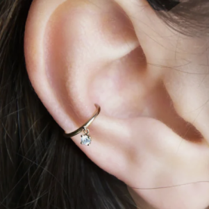 Ear cuff Solitaire S, Burato 2