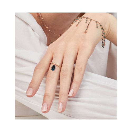 Anello Goccia Blu London, Laurent Gandini