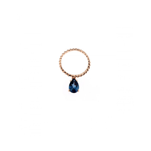 Anello Goccia Blu London, Laurent Gandini