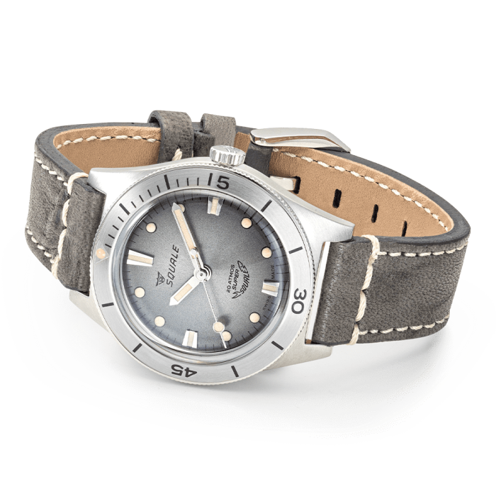 Super-Squale Sunray Grey Leather, Squale