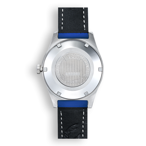 Super-Squale Arabic Numerals Blue Leather, Squale